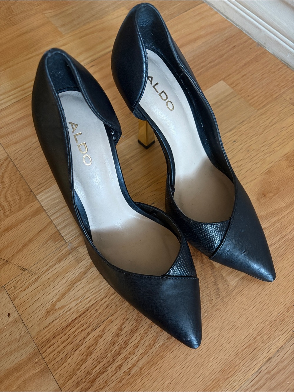Aldo black heels